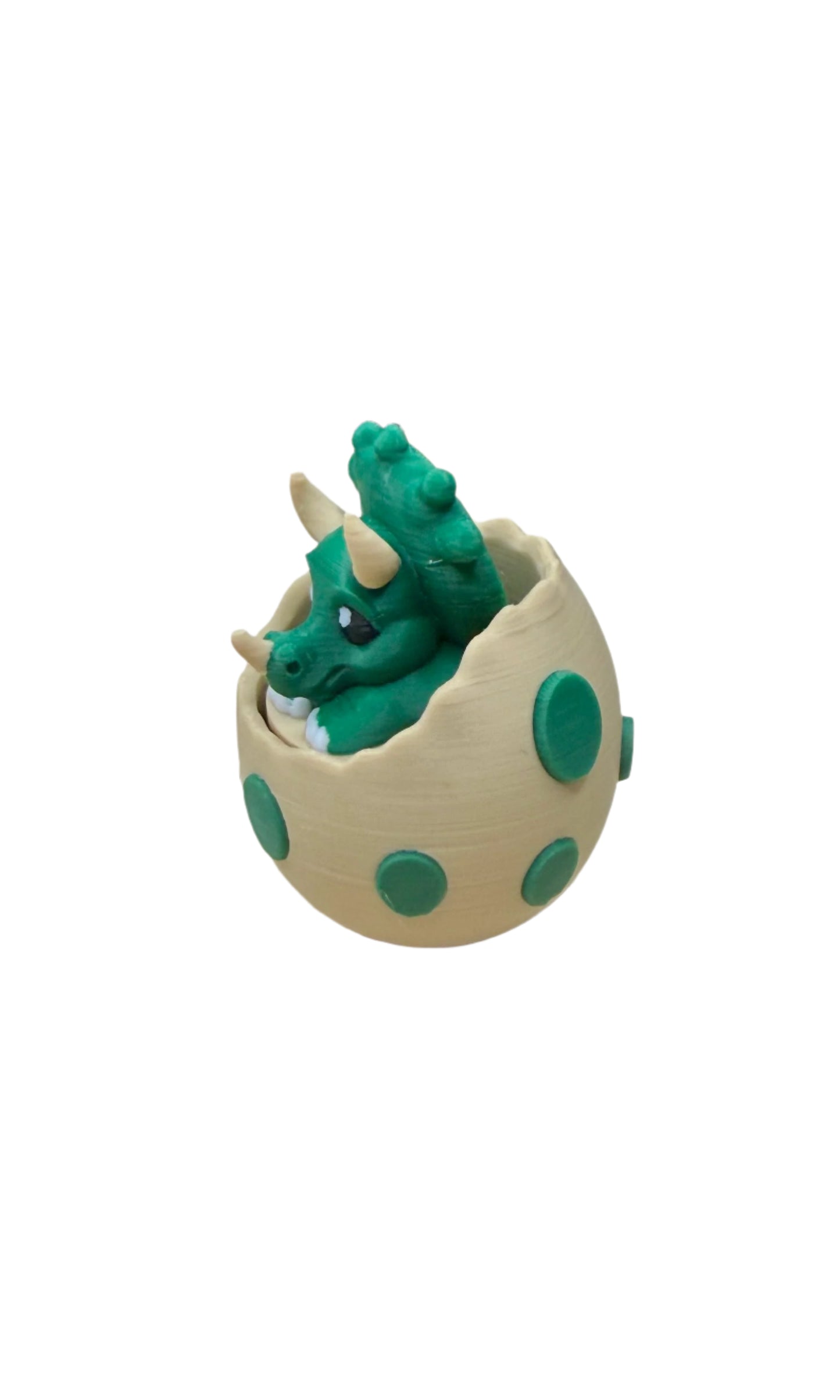 Hatching Dino Clicker Keychain – 3D Printed