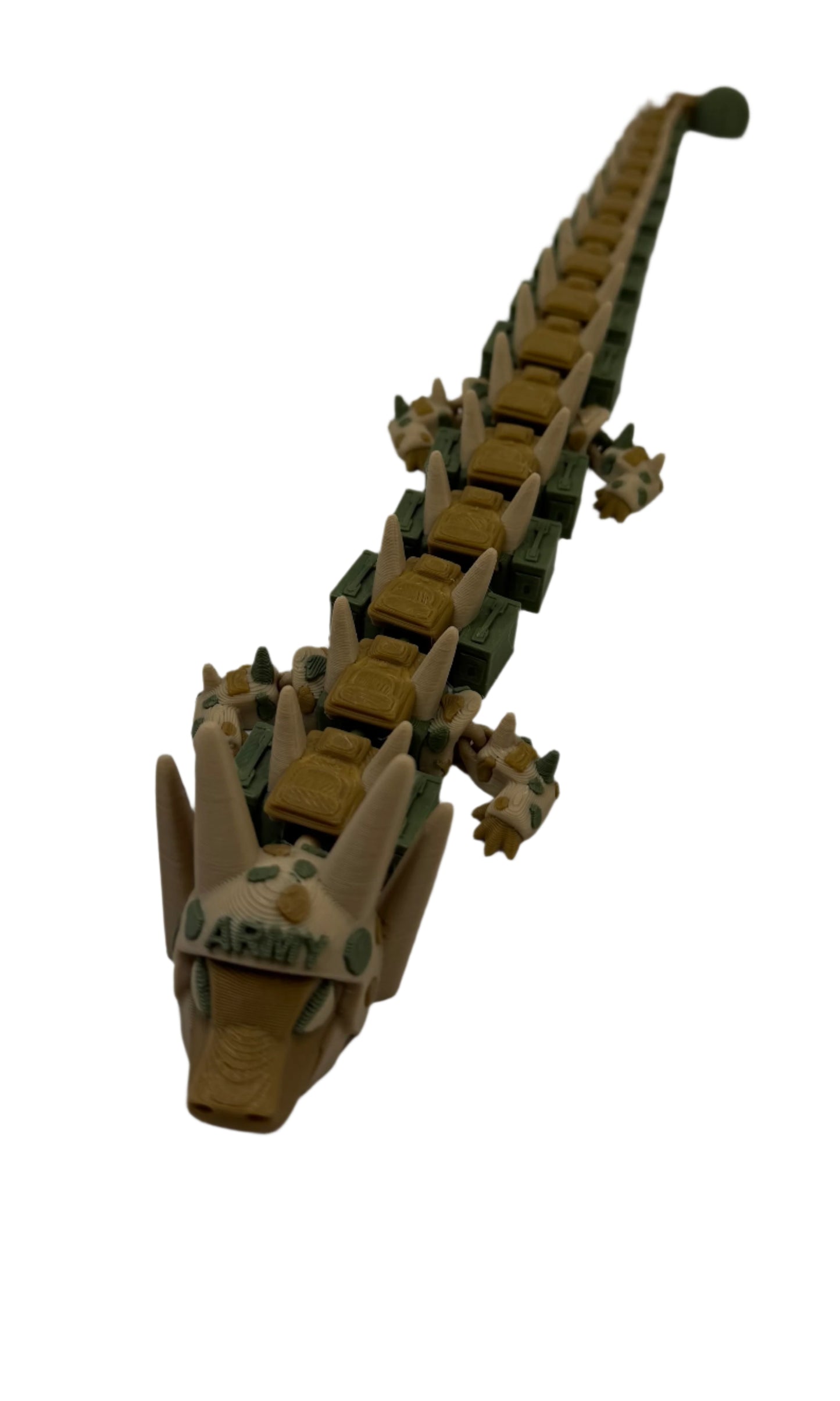Desert Camo Dragon (Small) – 3D Printed