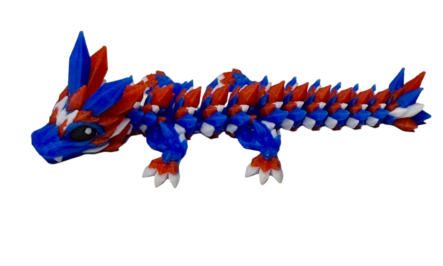 Miniature Crystal Dragon – 3D Printed