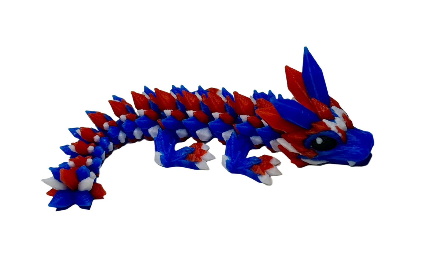 Miniature Crystal Dragon – 3D Printed